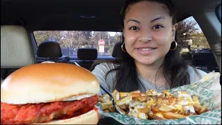 WINGSTOP CHICKEN SANDWICH MUKBANG !!