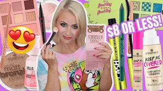 TRYING NEW ESSENCE MAKEUP | FULL FACE $8 OR LESS | Steff's Beauty Stash