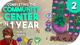 Completing the Community Center in 1 YEAR w/Remixed Bundles 🌱 Stardew Valley 1.5 Update #2