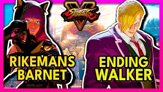 SFV 🥊 RikemansBarnet (MENAT) VS Ending Walker (ED) 🥊 スト5  🥊 SF5 🥊 Street Fighter 5