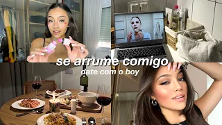 se arrume comigo para um DATE COM O BOY (testando o blush liquido da SHEGLAM)