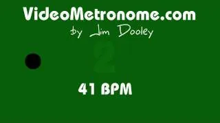 41 BPM Human Voice Metronome by Jim Dooley