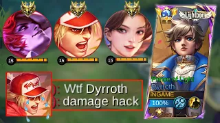 TUTORIAL DYRROTH TO BEAT ANNOYING META HERO! (BEST DAMAGE BUILD 2024) MLBB