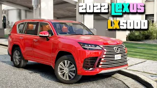 Lexus LX500D 2022 - GTA 5 Real Life Car Mod + Download Link!
