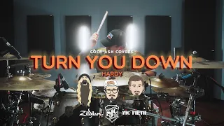 HARDY ft. Morgan Wallen & Zakk Wylde - "Turn You Down" | Cody Ash Drum Cover