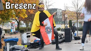 Bregenz Demo Österreich mit Perin Dinekli, Captain Future uvm. + 1700 Demonstranten am 26. Okt. 2021