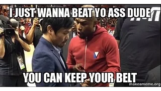 Money Mayweather & Pacquiao meet...somebody got punked LOL!!