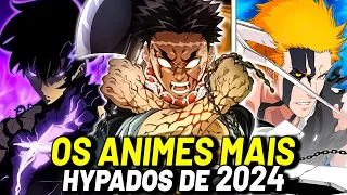 OS 14 ANIMES MAIS HYPADOS PARA 2024 (Novas Temporadas e Estreias)