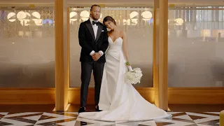NBA Jalen Brunson Marries High School Sweetheart Alison Marks At Ritz-Carlton Chicago Luxury Wedding