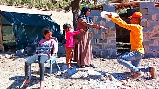 Videographer's humanitarian aid to a poor nomadic mother and her paralyzed child🎥👩‍🦽#plerd