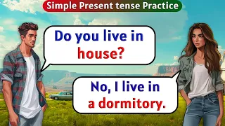 English Speaking Practice For Beginners | Simple Present Tense Practice | English Conversation