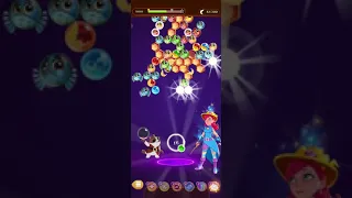 BUBBLE WITCH 3 SAGA LEVEL 4232 ~ NO BOOSTERS, NO CATS, USED THIRD HAT