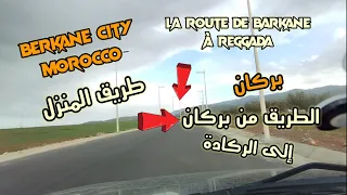 Berkane City Morocco | la route almanzal Vers reggada | الطريق من بركان إلى الركادة عبر طريق المنزل