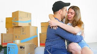 I'm Moving Out PRANK on Girlfriend! SHE CRIED :(