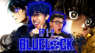 Former Football Players Watch Blue Lock for the First Time! Blue Lock Episode 1 & 2 Reaction