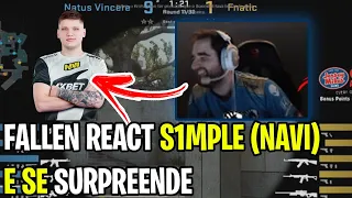 FALLEN REACT DEMO DO S1MPLE (NAVI) NA LIVE