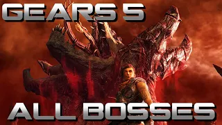 Gears 5 - All Boss Fights & Ending (PC-HD)