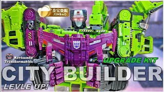 JINBAO City Builder upgrade kit install Devastator G1