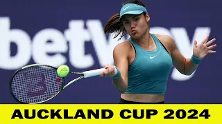 Emma Raducanu vs Elina Svitolina Highlights | Auckland 2024 | 1.4.2024