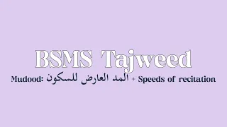 Tajweed: Ep. 19 - Mudood: Madd ‘Arid lil Sukoon + Speeds of recitation
