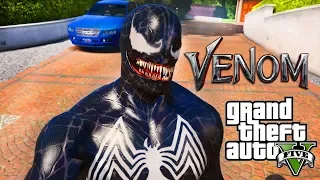 ВЕНОМ КРУШИТ ГОРОД! НОВЫЙ МОД НА VENOM И  ОБЗОР В GTA 5 мод (ГТА 5 моды)