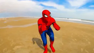 Joy From The Beach | Spider-Man Looking For Teammates | Happy Videos