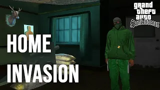 GTA San Andreas - Home Invasion Mission in 4k (SA DirectX Realistic)