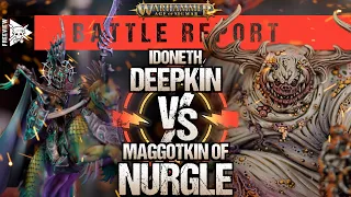 Idoneth Deepkin vs Maggotkin of Nurgle | Age of Sigmar Battle Report