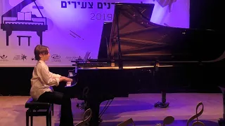 Nadav Ein-Gal plays at the "Piano Forever" competition, Israel 2019