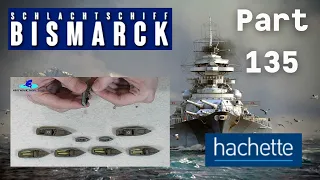 Hachette Schlachtschiff Bismarck (Metall) Part 135 - Montage von Beibooten, Pollern und Relings!