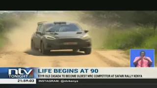 Safari Rally: 91-year-old Sobislaw Zasada back on the road