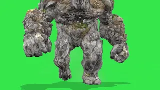 Green screen monster