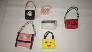 doll mini bags unboxing #unboxing #dollaccessories #fashiondoll #doll #zanu #