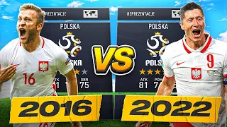 🇵🇱 REPREZENTACJA POLSKI 2016 vs REPREZENTACJA POLSKI 2022 🇵🇱  | 🥊 FIFA 22 POJEDYNKI 🥊