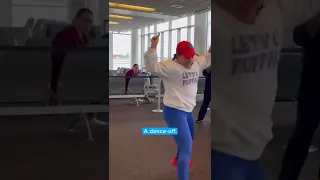 Delta passenger dances her way to upgrade | Humankind #Shorts