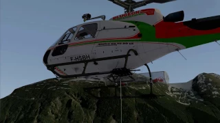 xplane 10 AS 350 B3 blugeon helicopteres