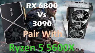 Nvidia rtx 3090 VS rx6800 Ryzen 5600X | Shadow of Tomb Raider | Valhalla | Metro Exodus & more