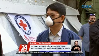 Año returns to work after 3-month medical leave —DILG | 24 Oras