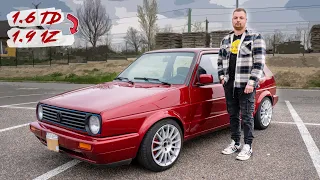 ELADTAM FELÚJÍTÁSRA, MAJD VISSZAVÁSÁROLTAM 😎 Volkswagen Golf MK2 1.6 TDi SWAP