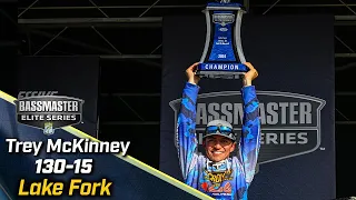 Trey McKinney wins 2024 Bassmaster Elite at Lake Fork with 130 pounds, 15 ounces