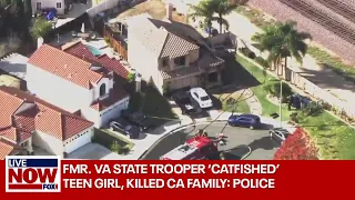 Former VA state trooper 'catfished' teen girl before murdering family in CA, according to police