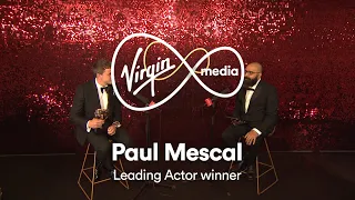 Leading Actor winner Paul Mescal on his Normal People highlights as Connell | Virgin Media BAFTAs