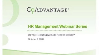 Spot Your Next Superstar Employee - CoAdvantage Human Resources Webinar