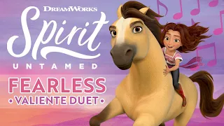 SPIRIT UNTAMED | "Fearless (Valiente Duet)" - Isabela Merced & Eiza González (Spanish/English)