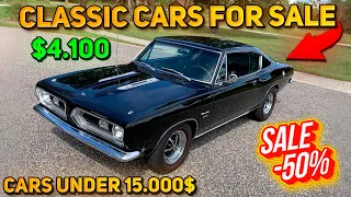 20 Great Classic Cars Under $15,000 Available on Craigslist Marketplace! Unique Cheap Cars!