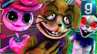 Gmod FNAF | Glitchtrap Gets Hunted Down By Mommy Long Legs From Poppy Playtime!