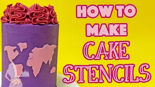 How to Make Your Own Cake Stencils