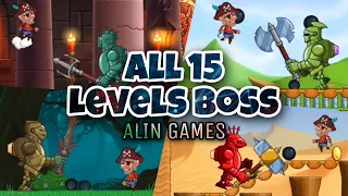 Alin Lep’s World 2 ☘️☘️ All 15 Levels Boss | Perfect Play Game