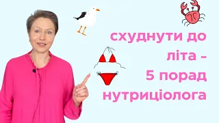 Схуднення до літа - екологічні поради від нутриціолога і тренера