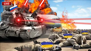 Scary! Russian Laser Tanks Destroy Thousands of Ukrainian Troops in Zaporizhzhia - ARMA 3